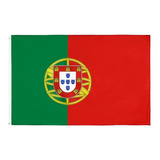 Bandeira De Portugal Dupla Face Alta
