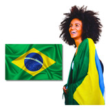 Bandeira Do Brasil 1,50x0,90m Tamanho Oficial