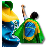 Bandeira Do Brasil 1,50x0,90mt Poliéster Copa Do Mundo