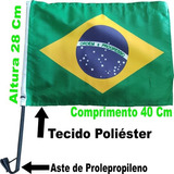 Bandeira Do Brasil 100% Poliéster Carro