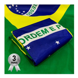 Bandeira Do Brasil 3 Panos Grande