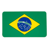 Bandeira Do Brasil Emborrachada Com Fecho