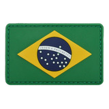 Bandeira Do Brasil Eua Pach Emborrachada