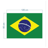 Bandeira Do Brasil Lona Laminada 120x85cm