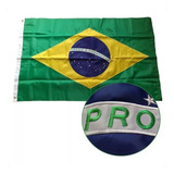 Bandeira Do Brasil Oficial Mastro Bordada 2 Lados 90x150 Cm