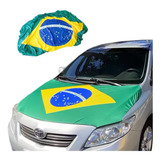Bandeira Do Brasil Para Capô De Carro 160 X 110 Cm