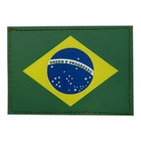Bandeira Do Brasil Patch Emborrachado Colorido