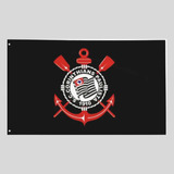 Bandeira Do Corinthians Tecido Oxford Oficial Grande Tm 90x1