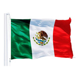 Bandeira Do México Cores Vivas Em
