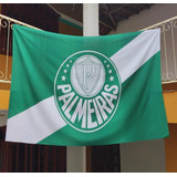 Bandeira Do Palmeiras Gigante Em Tecido 2,2x1,5 Frete Grátis