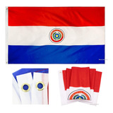 Bandeira Do Paraguai Dupla Face Alta Qualidade Dupla Face
