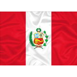 Bandeira Do Peru 1,50x0,90mt Dupla Face