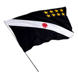 Bandeira Do Vasco 1,50m X 1m - Vc02 Com Bastão