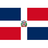 Bandeira Dupla Face República Dominicana 100x145cm