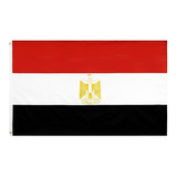 Bandeira Egito Grande Alta Qualidade Anilhas Costurada 