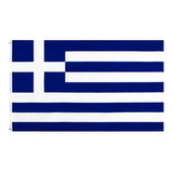 Bandeira Grécia Grande Alta Qualidade Anilhas Costurada 