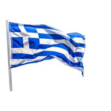 Bandeira Grécia Grande Alta Qualidade Anilhas