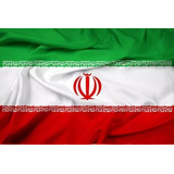 Bandeira Irã Oficial 1,50x0,90m C/ Anilhas
