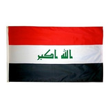 Bandeira Iraque Grande Alta Qualidade Anilhas Costurada 