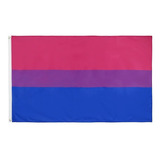 Bandeira Lgbt Bissexual 90 X 60 Cm Alta Qualidade Envio Hj