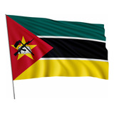 Bandeira Moçambique Dupla Face P/ Hasteamento 1,45mx1 M