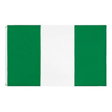 Bandeira Nigéria Oficial 90 Cm X 150 Cm C/ Anilha P/ Mastro