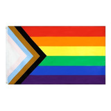 Bandeira Nova Lgbt+ Progressista Arco Íris