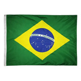 Bandeira Oficial Do Brasil 33x47cm 2 Faces 100% Poliéster