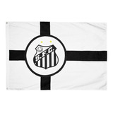 Bandeira Oficial Do Santos 128 X 90 Cm - 2 Panos