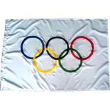 Bandeira Oficial Rio 2016 Olimpíada Olimpica 1,30 X 090 Mt