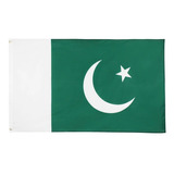 Bandeira Paquistão Grande Alta Qualidade Anilhas Costurada 