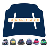 Bandeira Para Capô De Carro Personalizada 1,60 X 1,10 