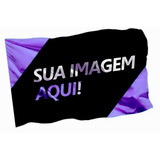 Bandeira Personalizada Uma Face 3,00x1,45 Ótimo Preço