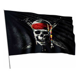 Bandeira Pirata 5 (145x100cm) Dupla Face