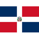 Bandeira República Dominicana 150x90 Cm Alta Qualidade