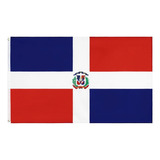 Bandeira Republica Dominicana 90 Cm X 150 Cm Envio Imediato