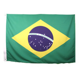 Bandeira Sublimada Brasil 2p (1,28x0,90) Dupla