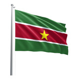 Bandeira Suriname 150x90 Cm Oxford Poliéster