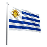 Bandeira Uruguai 150x90 Cm Oxford Poliéster