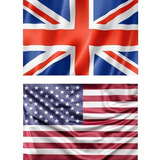 Bandeira Usa + Reino Unido Grande