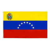Bandeira Venezuela Oficial 1,50x0,90m Com Anilhas P/mastro