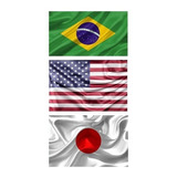 Bandeiras Oficiais Brasil + Usa +