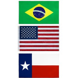 Bandeiras Premium Brasil Usa Texas 90