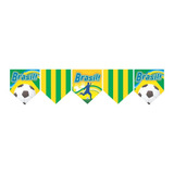 Bandeirinha Brasil - Cartonagem - Pct C/ 10 Pçs.