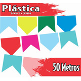 Bandeirinha Plástica Festa Junina 50 Metros
