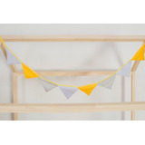 Bandeirinhas P/ Berço Ou Montessoriano Amarelo