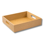 Bandeja Cesta Para Café Manhã Presente 30x25x6 Mdf Promoção