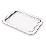 Bandeja De Aço Inox Hospitalar 28x42 Multiuso Esterilização