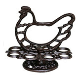 Bandeja De Galo D Rustic Holder Iron Rack Para 12 Ovos Fresc