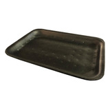 Bandeja De Isopor Absorvente Preta B04 Rasa C/400 Cor Preto